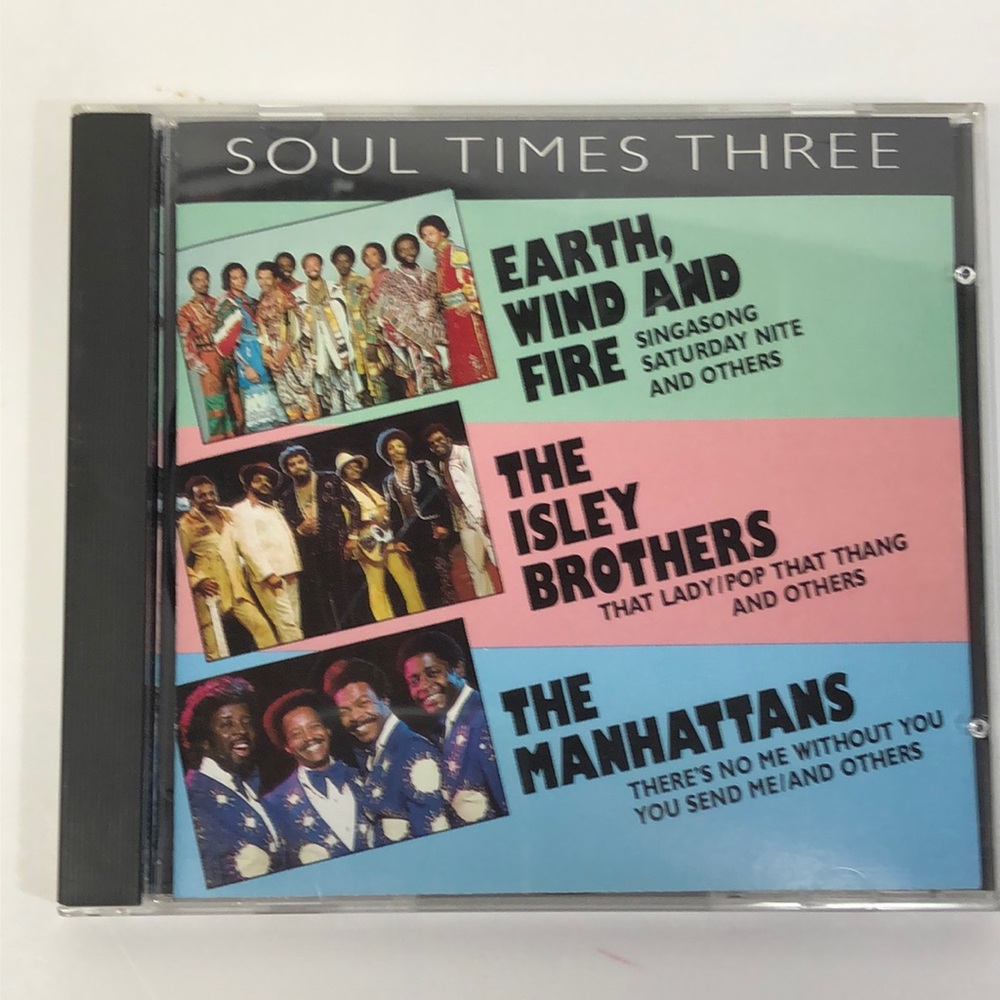 Earth, Wind & Fire • The Isley Brothers • The Manhattans “Soul Times Three” CD